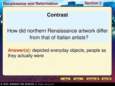 how did northern renaissance art differ from italian in terms of the unique contributions to landscape painting?