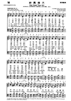 How Great Thou Art Hymn Sheet Music: A Multilayered Exploration