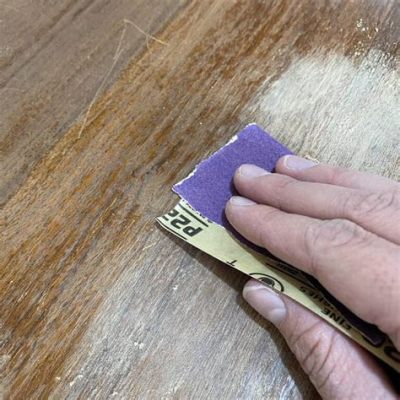 how much sanding before painting should be done to ensure the best results?