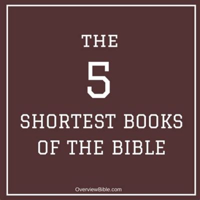 what are the shortest books in the bible