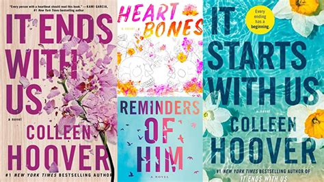 what order should i read colleen hoover books? how do the themes and messages of her novels evolve over time