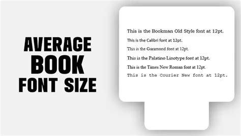 What Size Font Are Books Written In: A Detailed Discussion